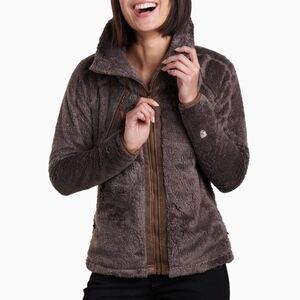 KUHL Women’s Italian Fleece Flight Jacket in Breen Sz XS